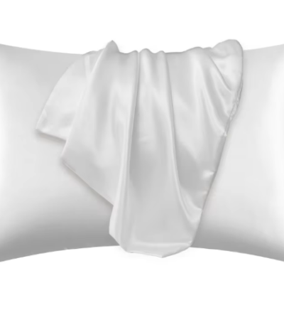Thai silk pillow case white