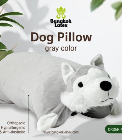 Pillow Toy "Dog" Gray
