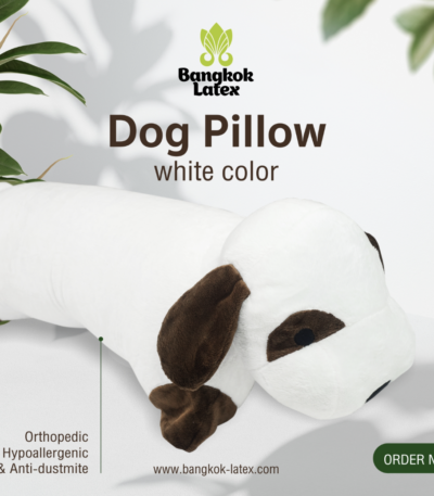 Pillow Toy "Dog" White