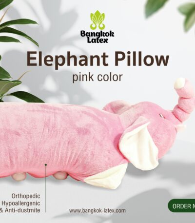 Pillow Toy "Elephant" Pink