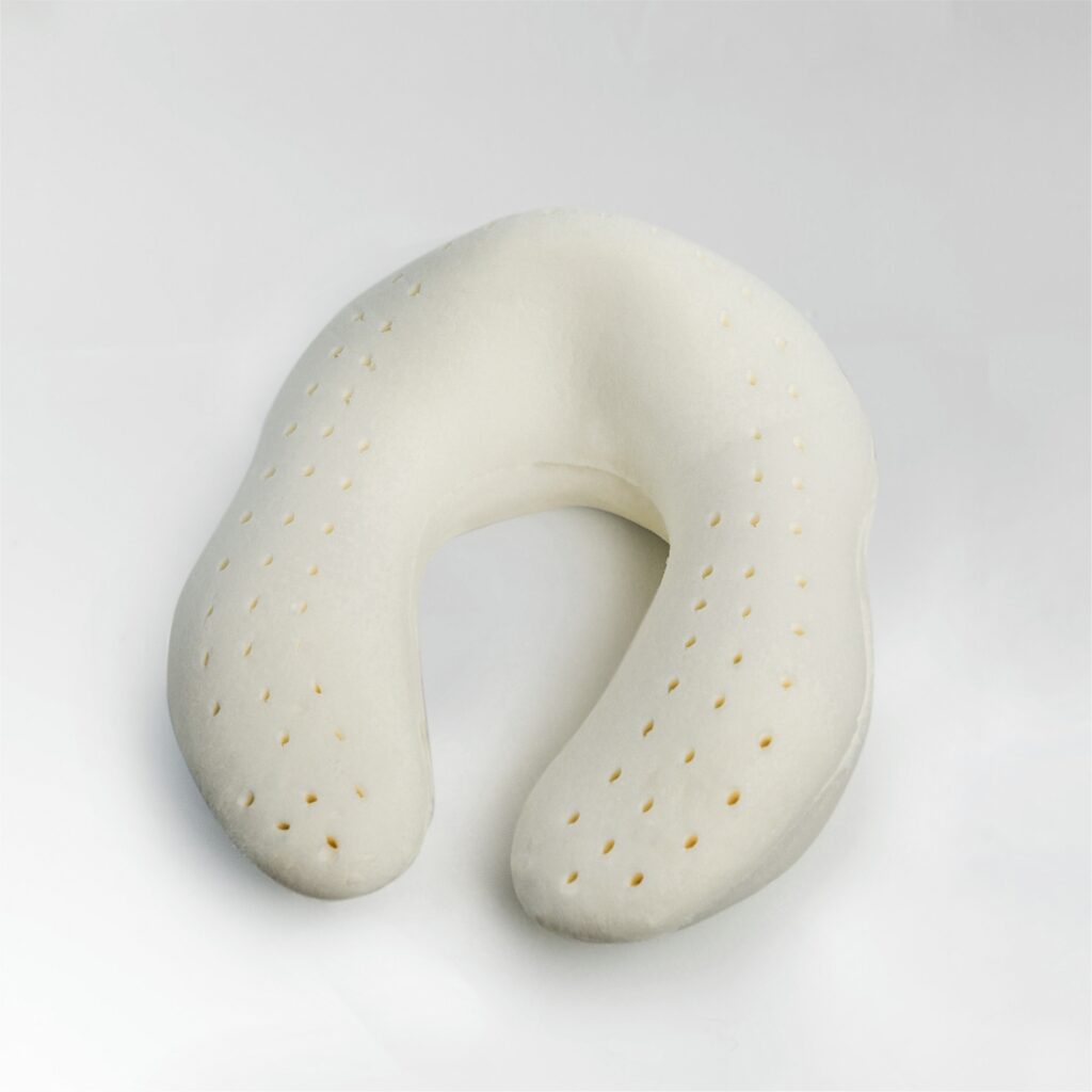 Head Support Ergonomic Travel Pillow Red